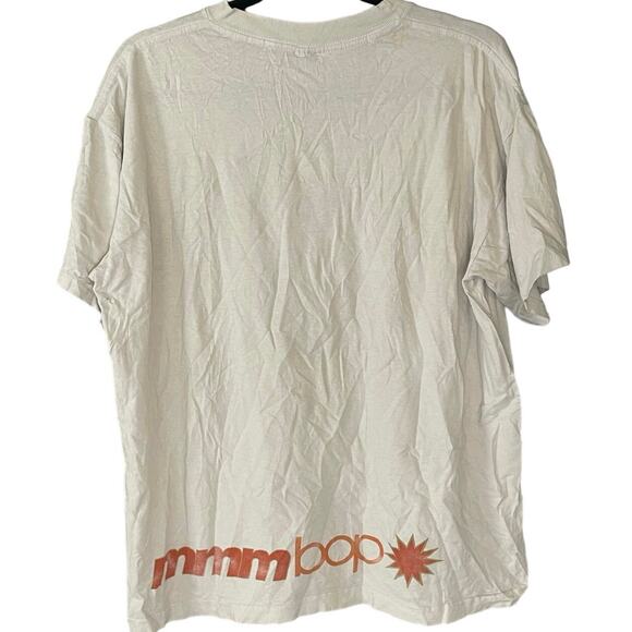 Vintage 90s MmmBop Hanson Faded Boy Band Single Stitch Shirt Adult Large - Picture 3 of 3